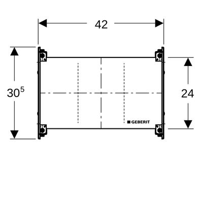 Geberit Universal UP-Platte Bild 2