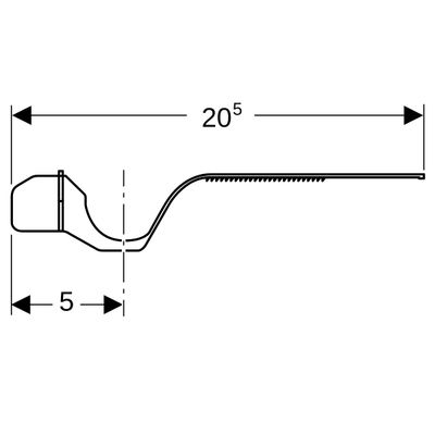 Geberit Rohrclip für Spannbereich 18 - 40 mm Bild 2