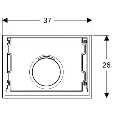 Geberit Fertigbauset, für ONE Waschtisch, mit Unterbaumöbel Bild 2