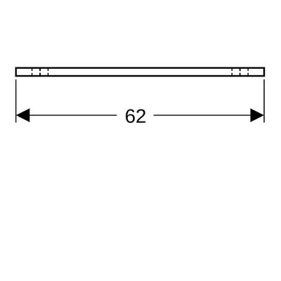 Geberit Renova Comfort Set Einlegeböden 62 x 2 x 40 cm, Farbe weiß Bild 3