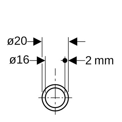 Geberit Systemrohr PB Flow-/PushFit, im Ring je 50 m, 20 x 2,0 mm Bild 2