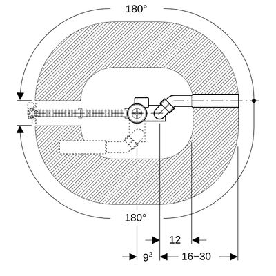 Geberit Ab- und Überlaufgarnitur d52, DN 40 / 50, für Sonderwannen, 50 mm Bild 4