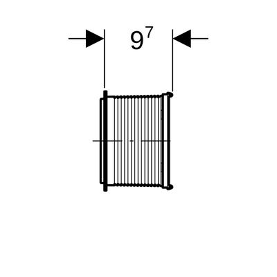 Geberit Bauschutz, für Unterputz-Spülkasten ab Baujahr 2002 Bild 3