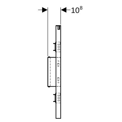 Geberit Traversenelement, für UP-Armaturen Bild 4