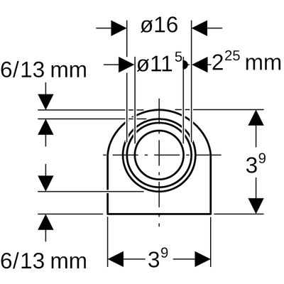 Geberit Metallverbundrohr 13 mm exzentr.vorgedaemmt, im Ring je 50m, 16 x 2,25 mm Bild 2