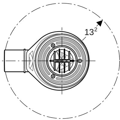 Geberit Duschwannenablauf d90 mit Ablaufdeckel Sperrwasserhöhe d50 PP, 50 mm Bild 4