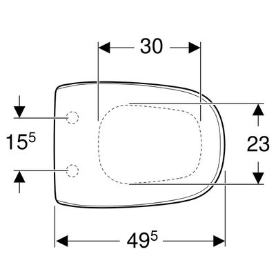 Geberit Citterio WC-Sitz, mit Absenkautomatik, Farbe weiß Bild 4