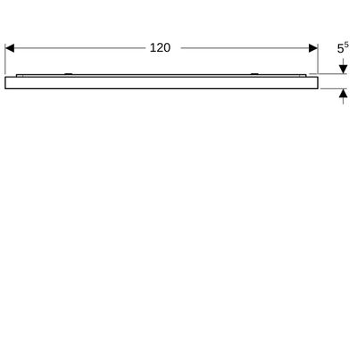 Geberit Xeno2 Lichtspiegel, mit direkter und indirekter Beleuchtung, 120 x 71 x 5,5 cm, 710 x 1200 mm Bild 4