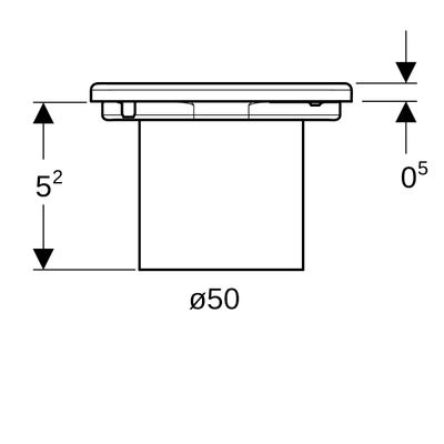 Geberit Rost verschraubbar, 80 x 80 mm, Rost und Schrauben aus Edelstahl, 5 x 80 x 80 mm, Farbe Edelstahl-Optik (silber) Bild 2