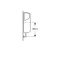 Geberit Spülkasten 140000, 6-9L, weiss, Aufputz, tiefhaengend, mit Spülstop-Taste, 405 x 410 x 138 mm, Farbe weiß Bild 6
