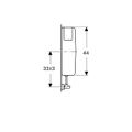 Geberit Spülkasten 127000, 6-9L, weiss, Aufputz, tiefhaengend, mit Spülstop-Taste, 410 x 440 x 130 mm, Farbe weiß Bild 6