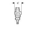 Geberit Typ 380 Füllventil / Schwimmerventil, seitlicher Wasseranschluss 3/8", zu Aufputz- und Unterputz-Spülkasten Bild 2