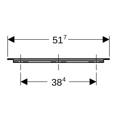 Geberit Griff, B:53 cm lava, Farbe braun Bild 4