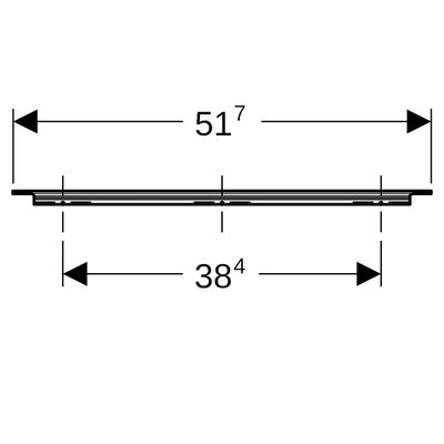 Geberit Griff, B:53 cm, Farbe schwarz Bild 4