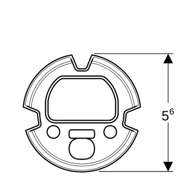 Geberit Abdichtungsset, für WT-Armaturen Wandmontage, mit UP-Funktionsbox Bild 2