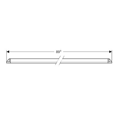 Geberit Steckdosenelement, mit Comfort-Licht Modul, für WTU 120 cm Bild 3