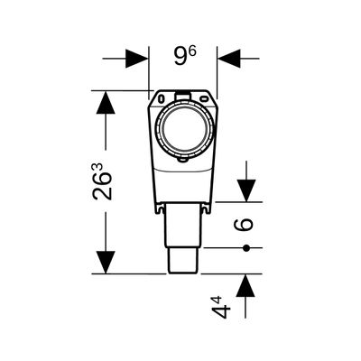 Geberit Hygienespülung Rapid 50 mm (d1=40 mm) Bild 3