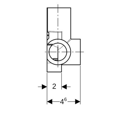 Geberit Schalldaemmset, zu Mapress Eckanschlusswinkel 90Gr Bild 2