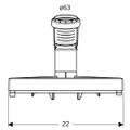 Geberit Reinigungszubehör, für CleanLine Duschrinen Bild 2