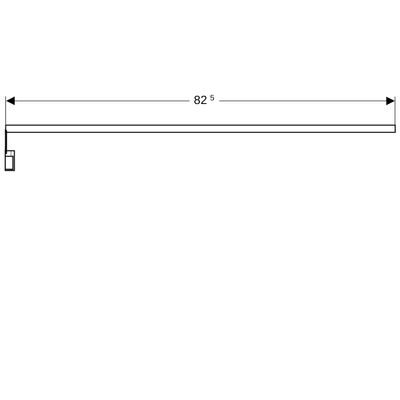 Geberit Lichtleiste, für Innenschublade Länge: 82,5 cm Bild 3