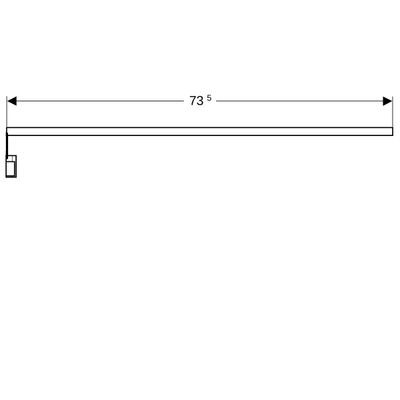 Geberit Lichtleiste, für Innenschublade Länge: 73,5 cm Bild 3