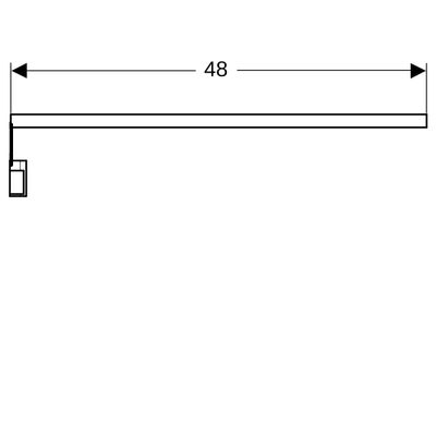 Geberit Lichtleiste, für Innenschublade Länge: 48 cm Bild 3