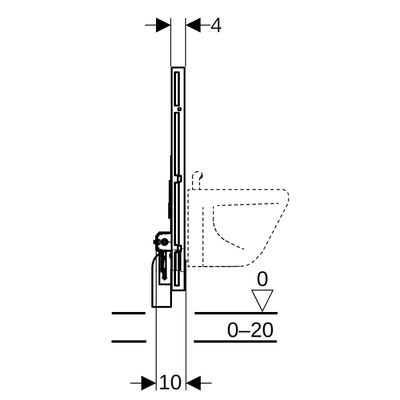 Geberit Bidet-Element, universell Bild 4