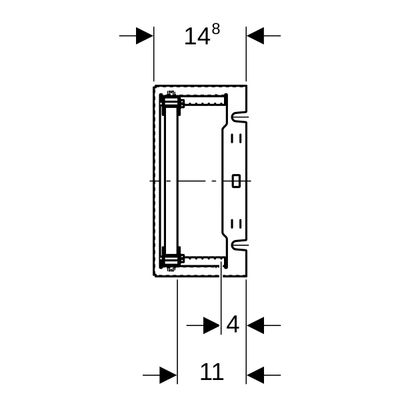 Geberit Universal UP-Platte Bild 3