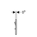 Geberit Sigma01 Betätigungsplatte Typ 01, für Urinalsteuerung, pneumatische Spülauslösung, hgl. verchr, 130 mm, Farbe hochglanz Bild 3