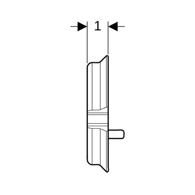 Geberit Abdichtungsset, für WT-Armaturen Wandmontage, mit UP-Funktionsbox Bild 3