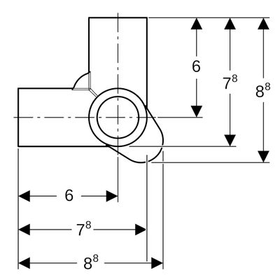 Geberit Schalldaemmset, zu Mapress Eckanschlusswinkel 90Gr Bild 3