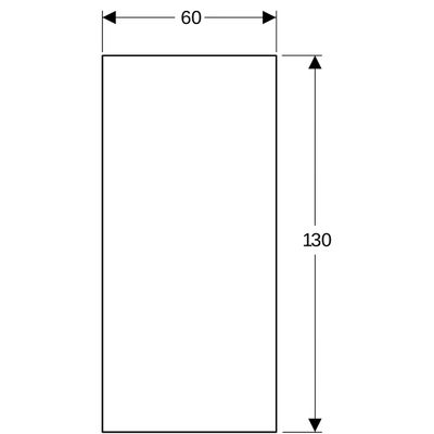 Geberit Paneel 130 x 60 x 1,8 cm, 1300 x 600 mm Bild 2