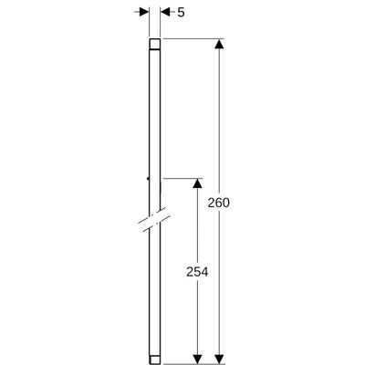Geberit Duofix Staender, für Trockenbauwand raumhoch, H:260-320 cm, 2600 x 50 mm Bild 3