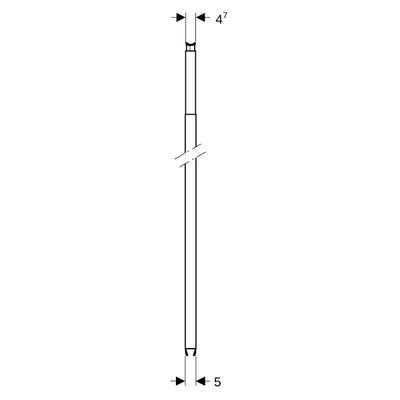 Geberit System-Staender L=260-320 cm neu, 2600 x 50 mm Bild 4