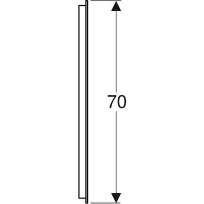 Geberit myDay Lichtspiegel, 100 x 70 x 3 cm Bild 5