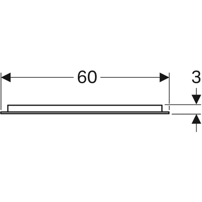 Geberit myDay Lichtspiegel, 60 x 80 x 3 cm Bild 3