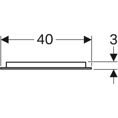 Geberit myDay Lichtspiegel, 40 x 80 x 3 cm Bild 3