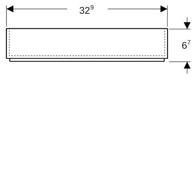 Geberit Oberer Schubladeneinsatz L32,9xB9,8xH7,6 Bild 2