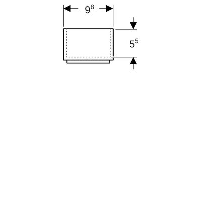 Geberit Oberer Schubladeneinsatz L32,9xB9,8xH7,6 Bild 3