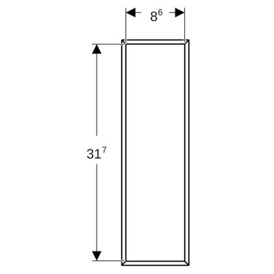 Geberit Oberer Schubladeneinsatz L32,9xB9,8xH7,6 Bild 4