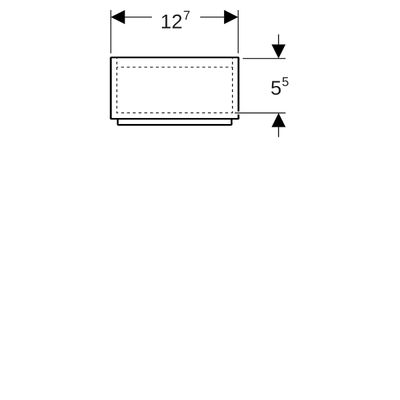 Geberit Oberer Schubladeneinsatz L32,9xB12,7xH7,6 Bild 2