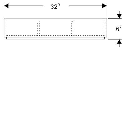 Geberit Oberer Schubladeneinsatz L32,9xB12,7xH7,6 Bild 3