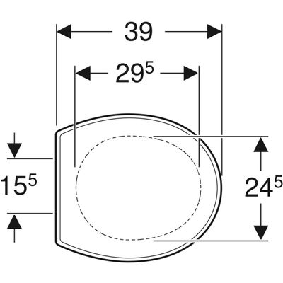 Geberit Bambini WC-Sitz, für Kinder, Farbe weiß Bild 4