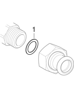 Geberit Mapress C-Stahl Verschraubung d12, 58 mm, Farbe grau Bild 2