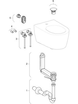 Geberit ONE Wandbidet, geschlossene Form weiss, 300 x 370 mm, Farbe weiß Bild 2