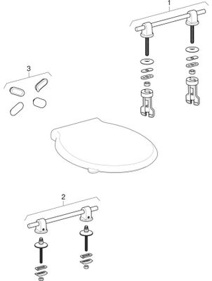 Geberit Wand-Tiefspül-WC-Set, Sitz ohne AS, 400 x 365 x 540 mm, Farbe weiß Bild 2