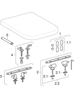Geberit Wand-Tiefspül-WC, KeraTect, 340 x 360 x 540 x 540 mm, Farbe weiß Bild 3