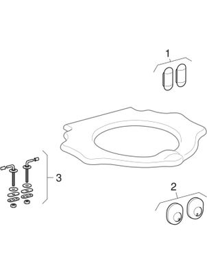 Geberit er Wand-Tiefspül-WC, weiss, 340 x 330 x 535 x 535 mm, Farbe weiß Bild 5