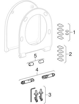 Geberit WC-Sitz, für Kinder, Farbe weiß Bild 2