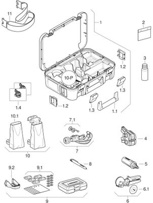 Geberit FlowFit Koffer bestückt, mit Einsatz 10-P, d16-40, Komp. 1 Bild 2